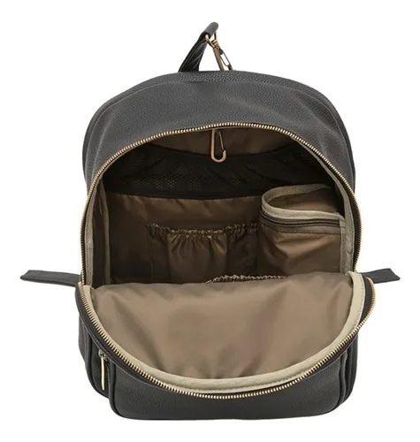 Imagen 6 de 6 de Mochila Maternal Globba Goldie Ecocuero Cambiador Impermeable
