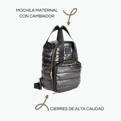 Imagen 2 de 7 de Mochila Maternal Mommy Bag Paz Cambiador Futura Mamá Papá