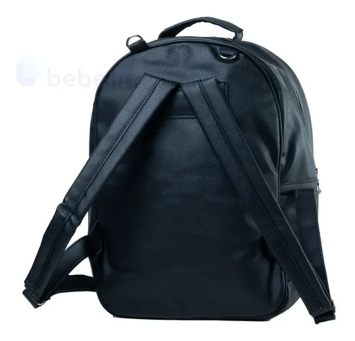 Imagen 3 de 5 de Mochila Maternal Materlina Megan Grande Eco Cuero Cambiador