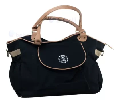 Imagen 1 de 7 de Bolso Maternal Bebe Cambiador Gabardina + Correa Materlina