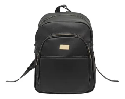 Imagen 2 de 5 de Mochila Maternal Globba Blondie Ecocuero Grande Xl Cambiador