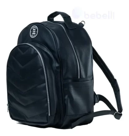 Imagen 1 de 5 de Mochila Maternal Materlina Megan Grande Eco Cuero Cambiador