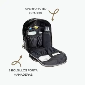 Miniatura 4 de 7 de Mochila Maternal Mommy Bag Paz Cambiador Futura Mamá Papá