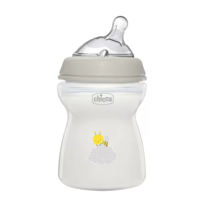 Imagen 1 de 3 de Mamadera Chicco Natural Feeling 250ml 2m+ Flujo Medio