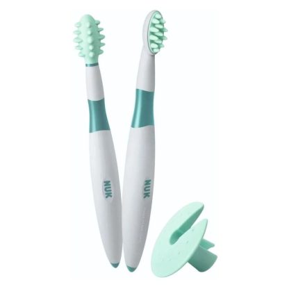 Imagen 1 de 2 de Set De Cepillos De Dientes Entrenamiento Nuk 6m+
