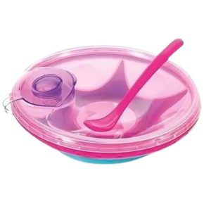 Miniatura 1 de 3 de Plato Termico Con Sopapa + Cuchara Nuby
