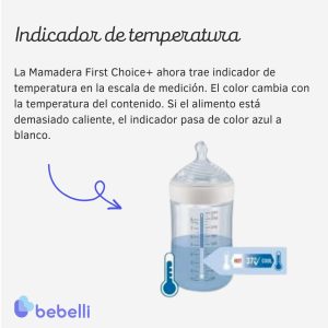 Miniatura 2 de 6 de Set Mamaderas Nuk First Choice+ 150ml 300ml Control Temperatura