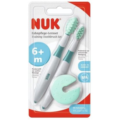 Imagen 2 de 2 de Set De Cepillos De Dientes Entrenamiento Nuk 6m+