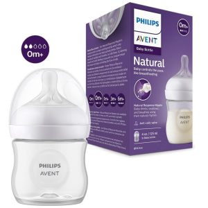 Miniatura 3 de 5 de Set Mamadera Avent Natural Response 125ml + Chupete Avent Ultra Soft Unisex Rn