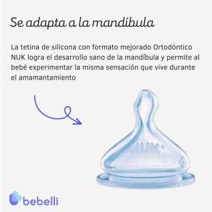 Imagen 3 de 6 de Set Mamaderas Nuk First Choice+ 150ml 300ml Control Temperatura