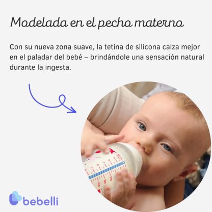 Imagen 4 de 6 de Set Mamaderas Nuk First Choice+ 150ml 300ml Control Temperatura