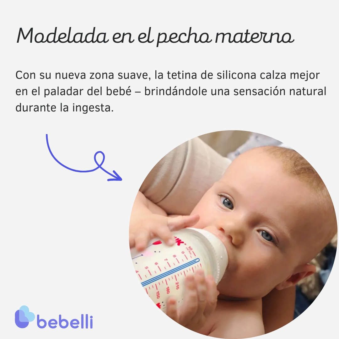 Imagen 4 de 6 de Set Mamaderas Nuk First Choice+ 150ml 300ml Control Temperatura