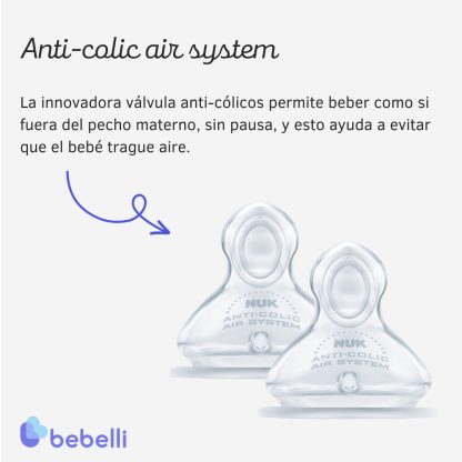 Imagen 5 de 6 de Set Mamaderas Nuk First Choice+ 150ml 300ml Control Temperatura
