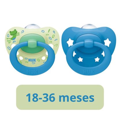 Imagen 1 de 2 de Chupete Nuk Signature 18-36 meses x2