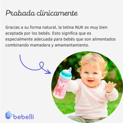 Imagen 6 de 6 de Set Mamaderas Nuk First Choice+ 150ml 300ml Control Temperatura