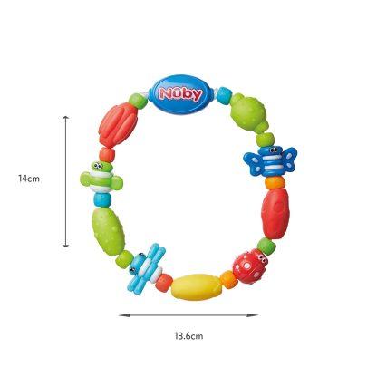 Imagen 3 de 6 de Mordillo Nuby De Bichitos En Forma De Collar