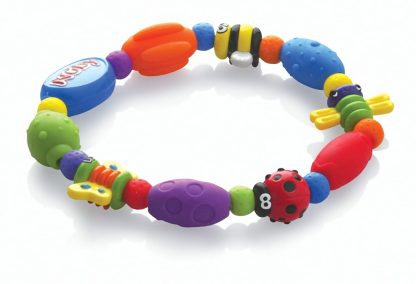 Imagen 2 de 6 de Mordillo Nuby De Bichitos En Forma De Collar
