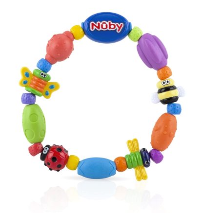 Imagen 1 de 6 de Mordillo Nuby De Bichitos En Forma De Collar