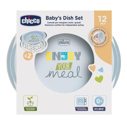 Imagen 1 de 1 de Set De Platos Chicco Babys Dish 12m+