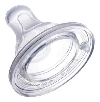 Imagen 3 de 3 de Tetinas Mamadera Chicco Physio Perfect5 6m+ Flujo Alimentos x2
