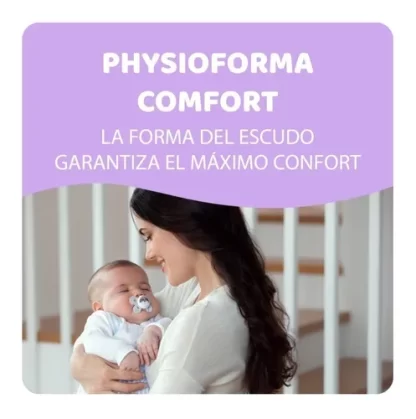 Imagen 4 de 4 de Chupete Chicco PhysioForma Comfort 6-16 meses x1