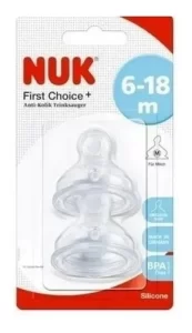 Miniatura 1 de 2 de Tetinas Nuk First Choice Plus Silicona 6-18 Meses Talle M