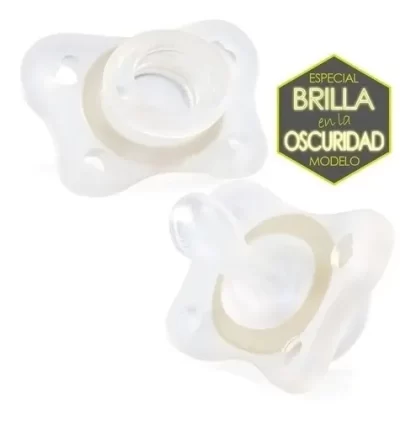 Imagen 2 de 9 de Chupete Chicco PhysioForma Soft Mini Lumi 2-6 meses