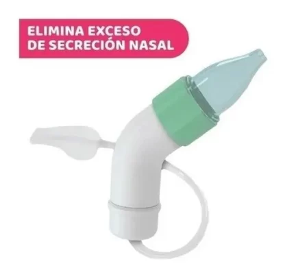 Imagen 3 de 6 de Aspirador Nasal Chicco Para Bebe Con Boquilla Y Filtro 0m+