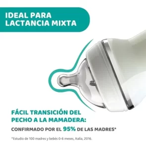Miniatura 8 de 8 de Mamadera Chicco Natural Feeling 150ml 0m+ Flujo Lento