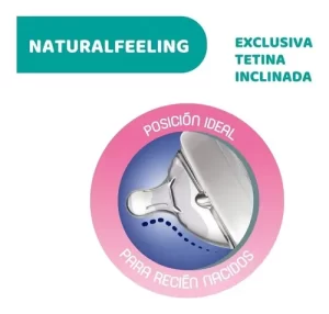Miniatura 3 de 8 de Mamadera Chicco Natural Feeling 150ml 0m+ Flujo Lento