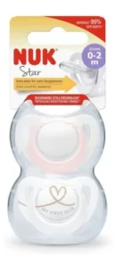 Miniatura 2 de 2 de Chupete Nuk Star T0 0-2 meses x2