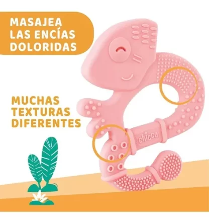 Imagen 4 de 6 de Mordillo Soft Iguana 2m+ Chicco