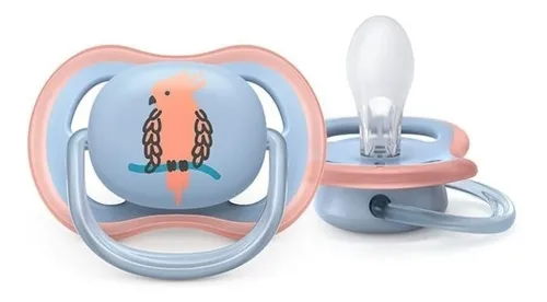 Imagen 2 de 5 de Chupete Avent Ultra Air 0-6 meses Unisex x2