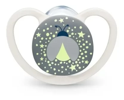 Imagen 2 de 4 de Chupete Nuk Space Lumi 0-6 meses x2