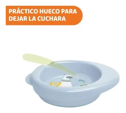 Imagen 5 de 6 de Plato Térmico Chicco Warmy Para Bebes 6m+