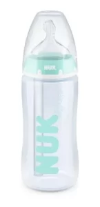 Miniatura 1 de 6 de Mamadera Nuk First Choice+ 300ml 0-6 meses Control De Temperatura Profesional Anticólicos