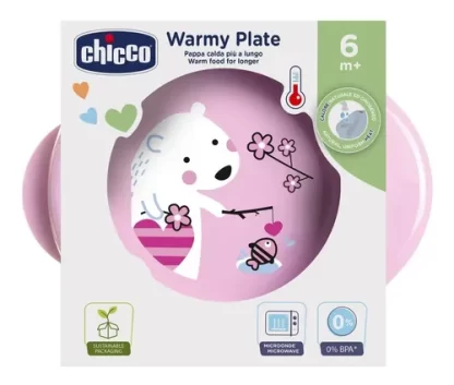 Imagen 3 de 6 de Plato Térmico Chicco Warmy Para Bebes 6m+