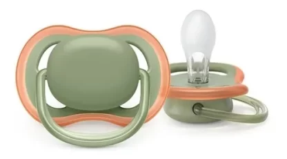 Imagen 3 de 3 de Chupete Avent Ultra Air 6-18m Liso x2 SCF085/20