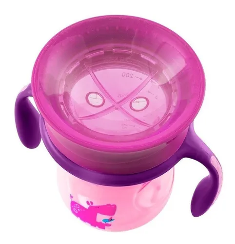 Imagen 5 de 6 de Vaso Chicco Perfect Cup Antiderrame 360º 12m+