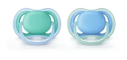 Imagen 1 de 3 de Chupete Avent Ultra Air 6-18m Liso x2
