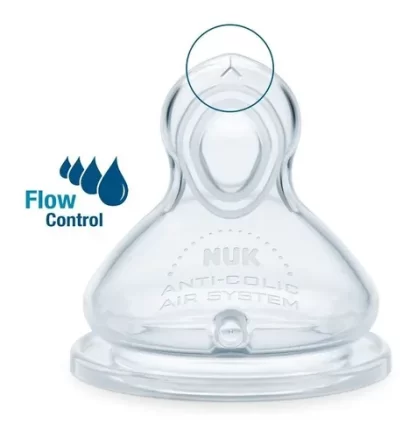 Imagen 2 de 5 de Tetinas Nuk First Choice Plus Silicona 6-18 Meses Flow Control