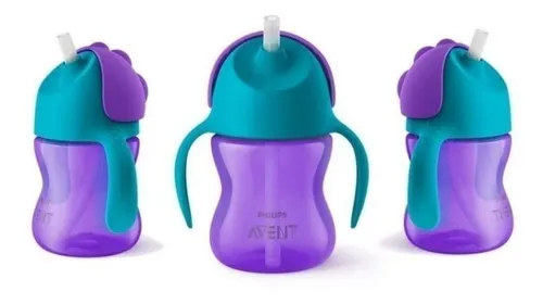 Imagen 4 de 7 de Vaso Avent Straw Cup 200ml +9m