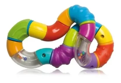 Imagen 1 de 2 de Mordillo Sonajero Articulado Twista +6m Nuby