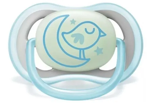 Imagen 2 de 3 de Chupete Avent Ultra Air Night time 6-18 meses x2
