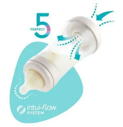 Imagen 3 de 7 de Mamadera Chicco Perfect5 Flujo Medio 240ml 2m+