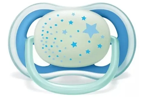 Imagen 3 de 3 de Chupete Avent Ultra Air Night time 6-18 meses x2
