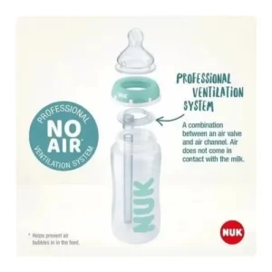 Miniatura 4 de 6 de Mamadera Nuk First Choice+ 300ml 0-6 meses Control De Temperatura Profesional Anticólicos