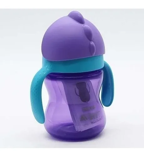 Imagen 2 de 7 de Vaso Avent Straw Cup 200ml +9m