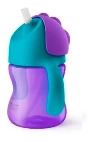 Imagen 3 de 7 de Vaso Avent Straw Cup 200ml +9m