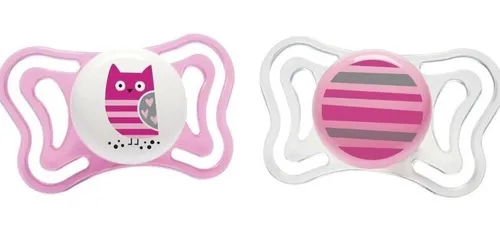 Imagen 2 de 4 de Chupete Chicco PhysioForma Light 6-16 meses luminoso